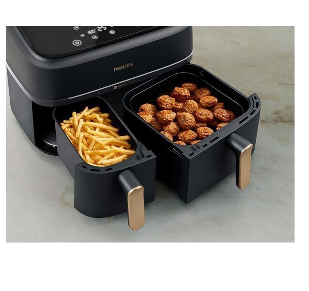 Мультипіч Philips Ovi Dual Basket AirFryer NA352/00 103400 фото